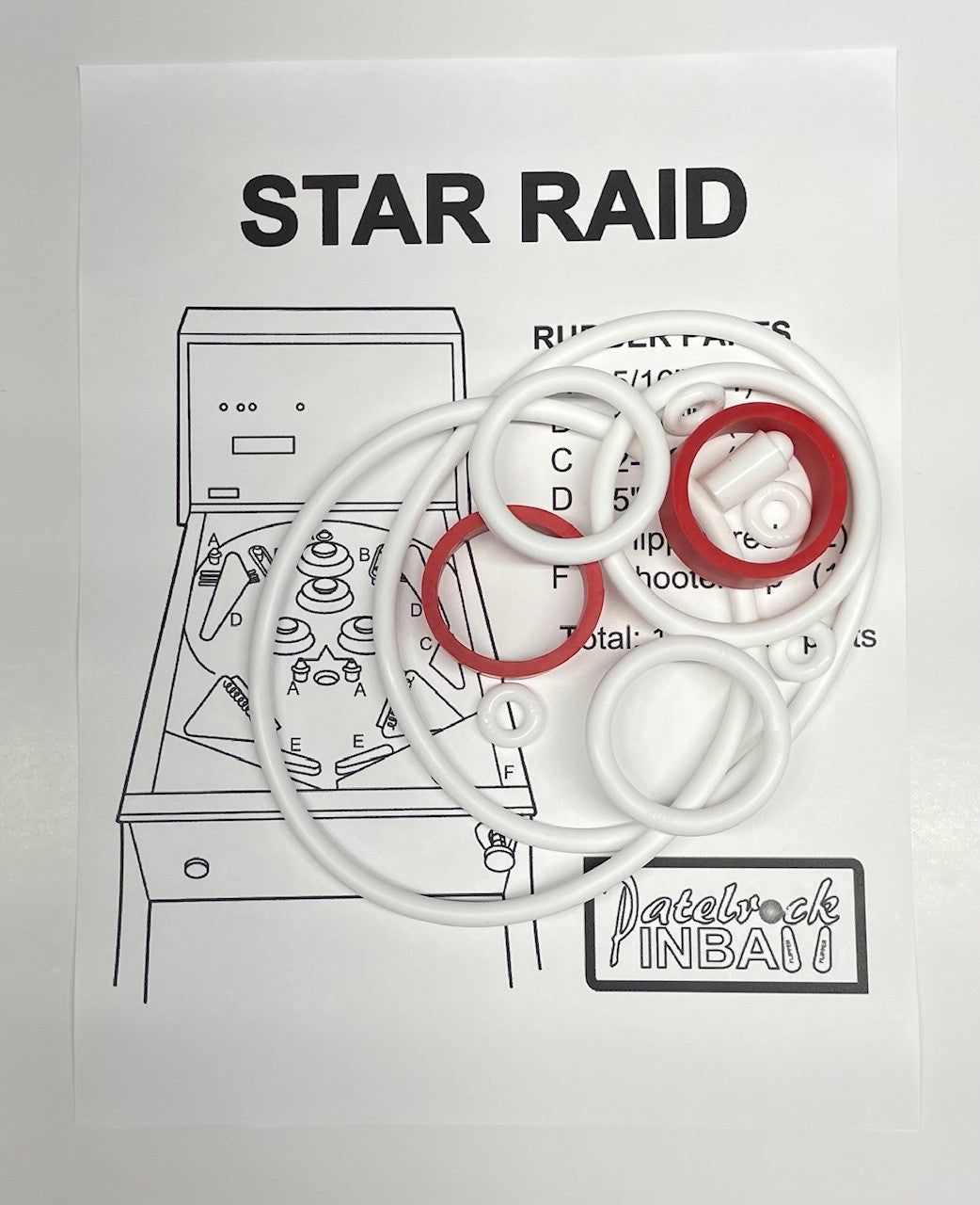 Sentinel Star Raid Pinball Machine Maintenance Kit