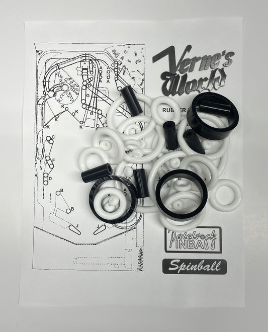 Spinball Verne's World Pinball Machine Rubber Ring Kit