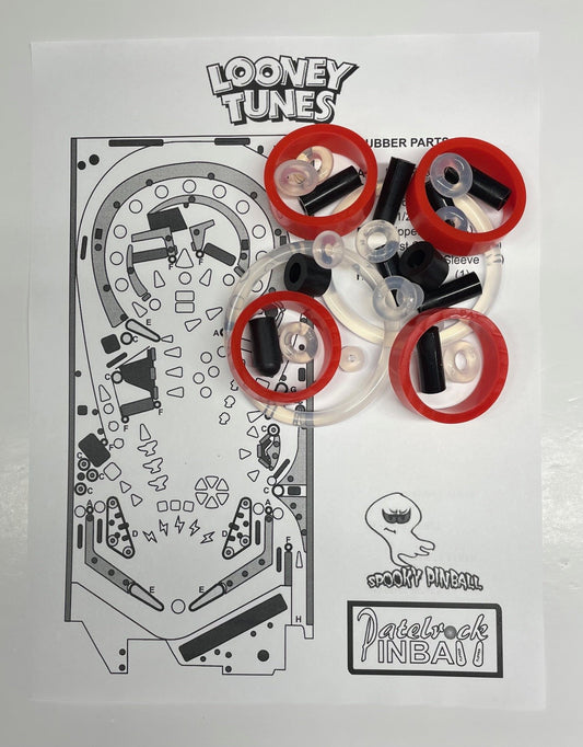 Spooky Pinball Looney Tunes Pinball Machine Rubber Ring Kit