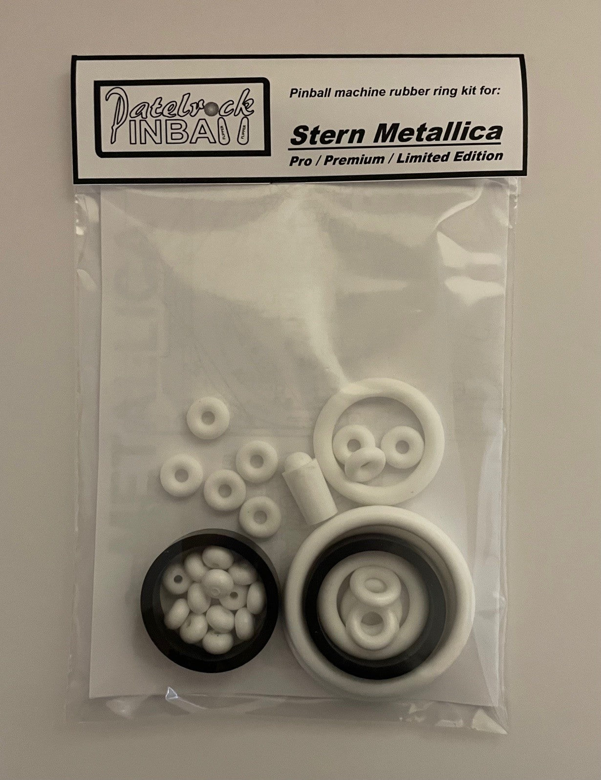 Stern Metallica Pro | Premium | Limited Edition Pinball Machine Rubber Ring Kit