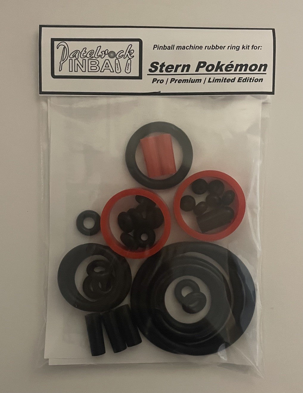 Stern Pokémon Pro | Premium | Limited Edition Pinball Machine Rubber Ring Kit