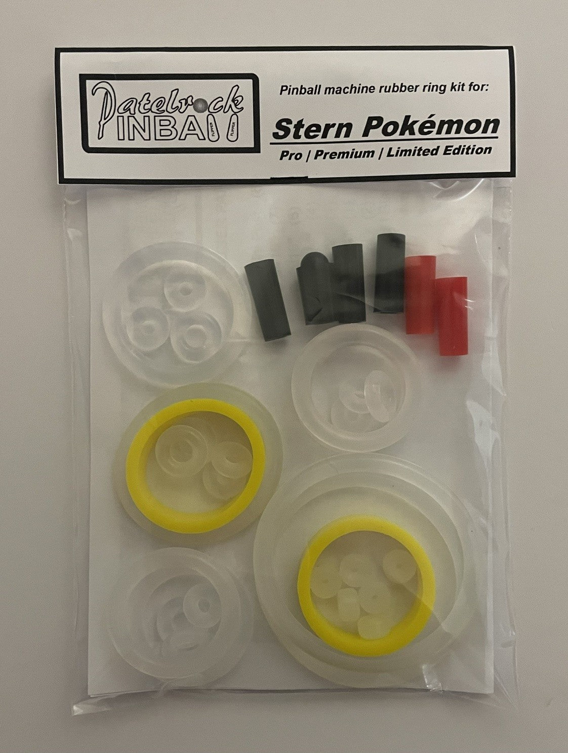 Stern Pokémon Pro | Premium | Limited Edition Pinball Machine Rubber Ring Kit