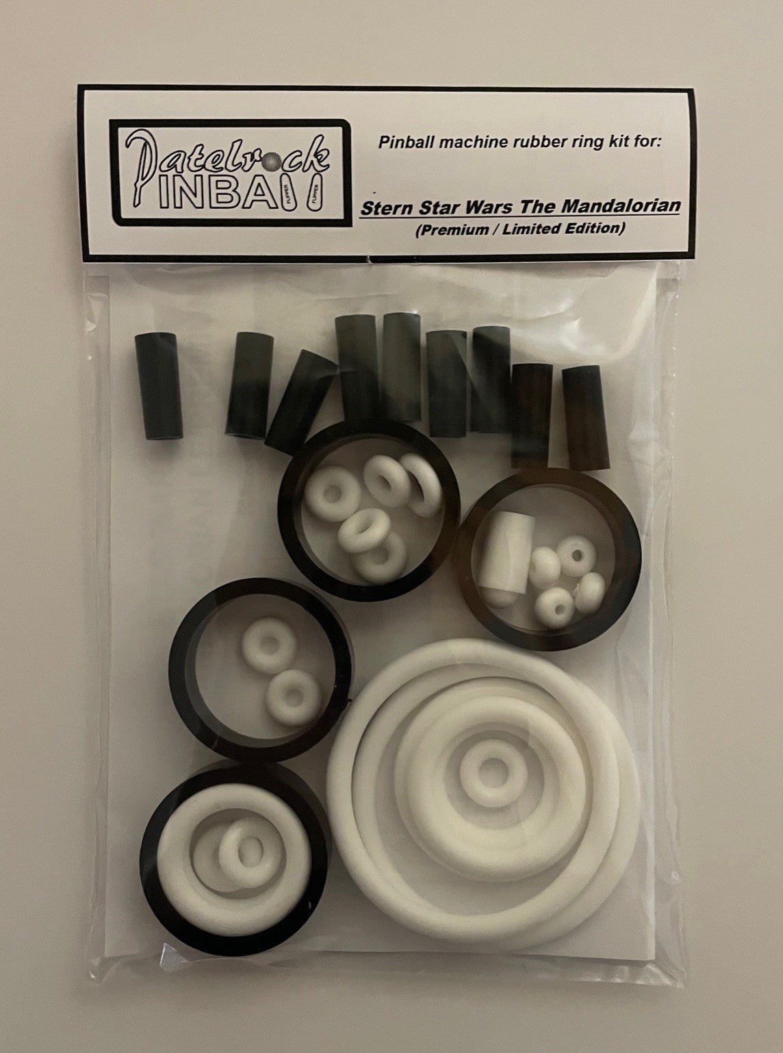 Stern Star Wars: The Mandalorian Premium | Limited Edition Pinball Machine Rubber Ring Kit