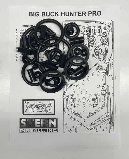 Stern Big Buck Hunter Pro Pinball Machine Rubber Ring Kit