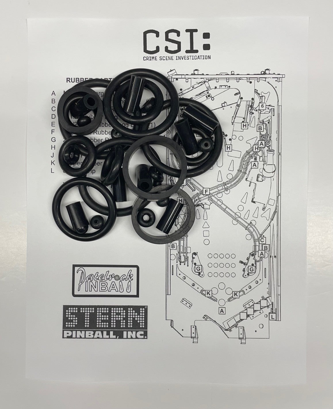 Stern CSI Pinball Machine Maintenance Kit