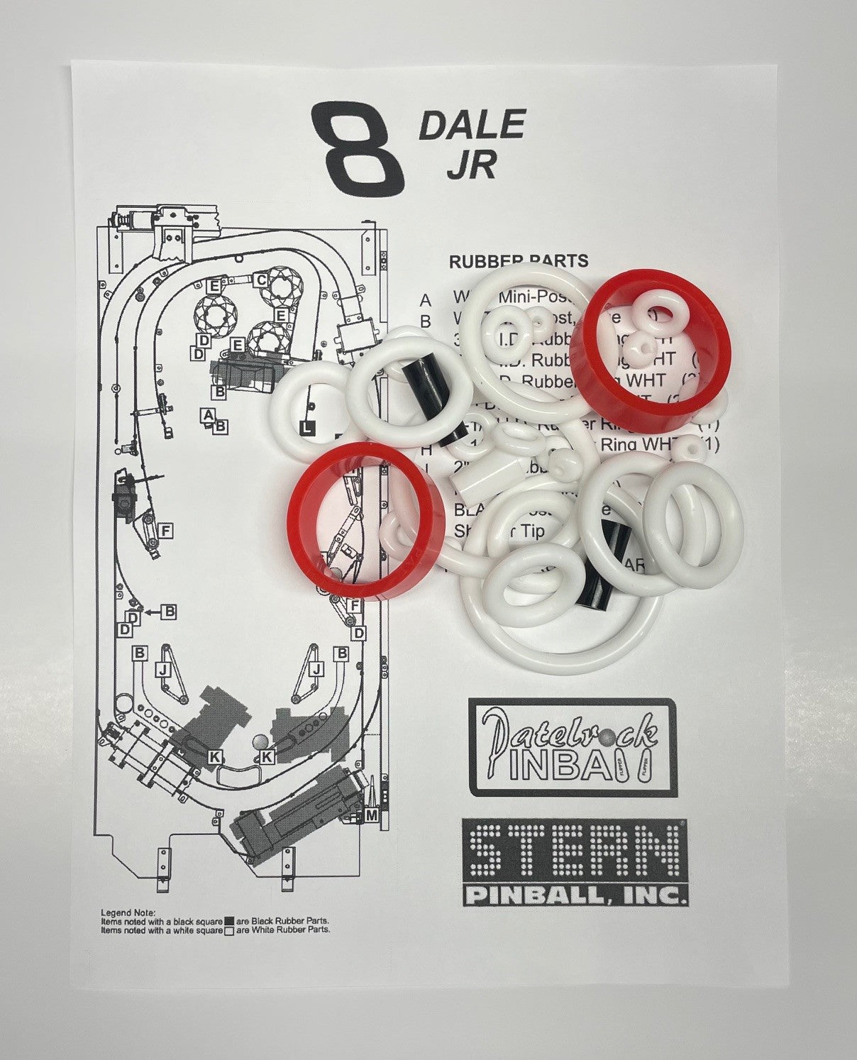 Stern Dale Jr. Pinball Machine Maintenance Kit