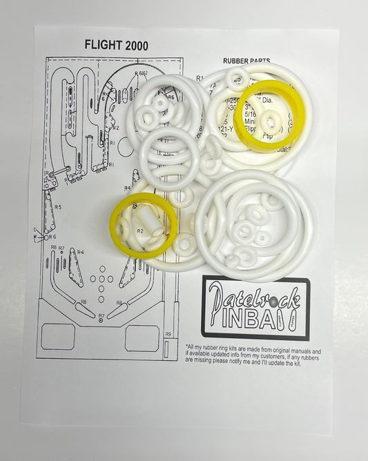 Stern Flight 2000 Pinball Machine Rubber Ring Kit