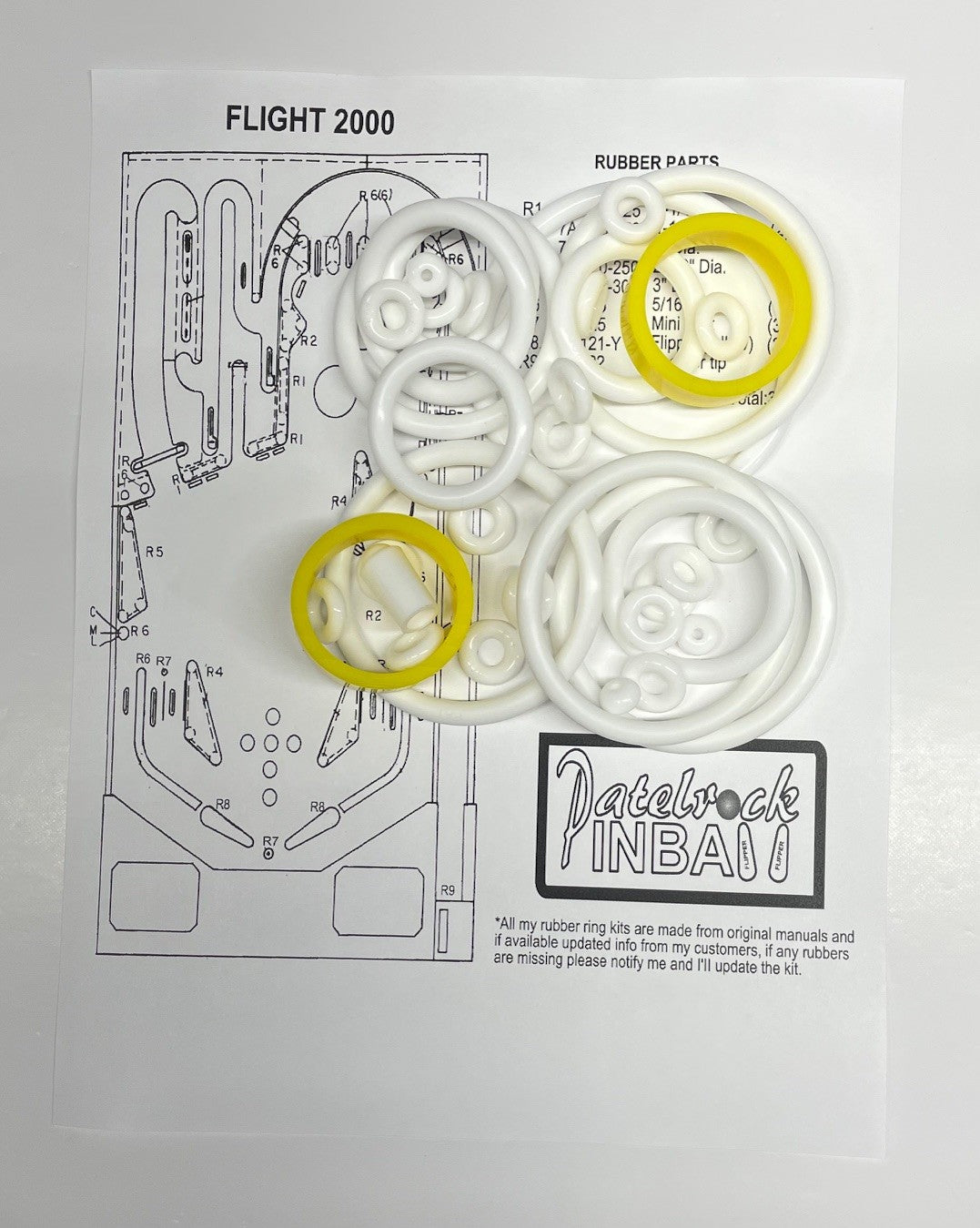 Stern Flight 2000 Pinball Machine Maintenance Kit