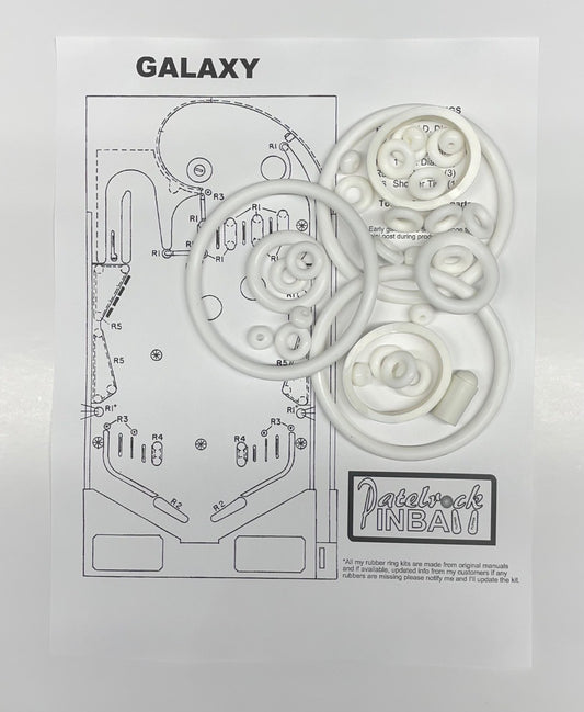 Stern Galaxy Pinball Machine Rubber Ring Kit