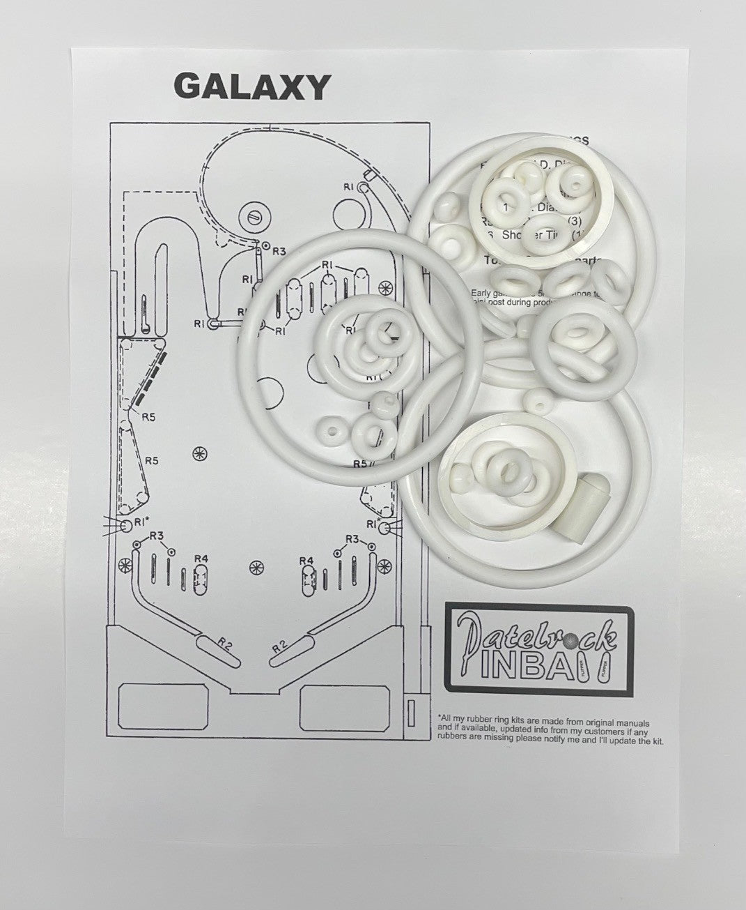 Stern Galaxy Pinball Machine Maintenance Kit