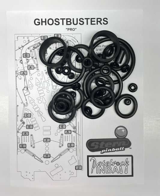 Stern Ghostbusters | Pro Pinball Machine Rubber Ring Kit