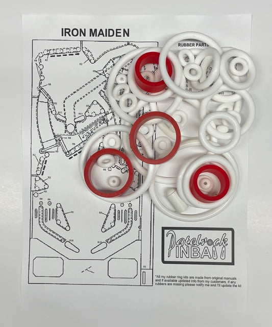 Stern Iron Maiden Pinball Machine Rubber Ring Kit