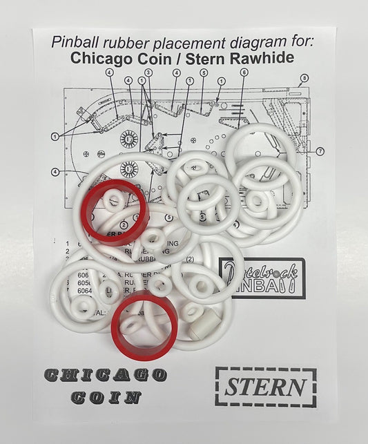 Stern / Chicago Coin Rawhide Pinball Machine Maintenance Kit