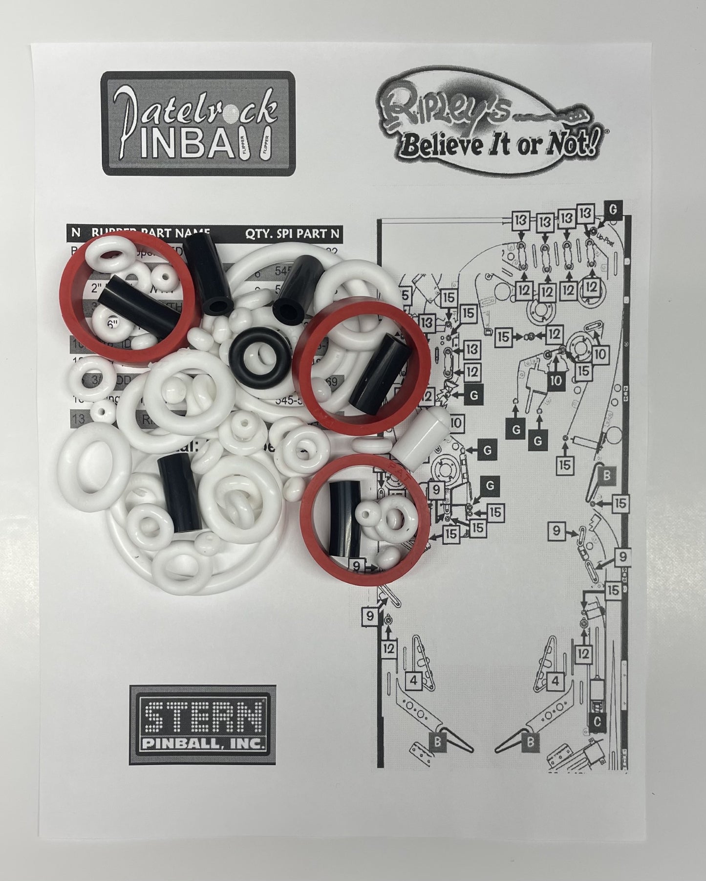 Stern Ripley's Believe It or Not! Pinball Machine Maintenance Kit