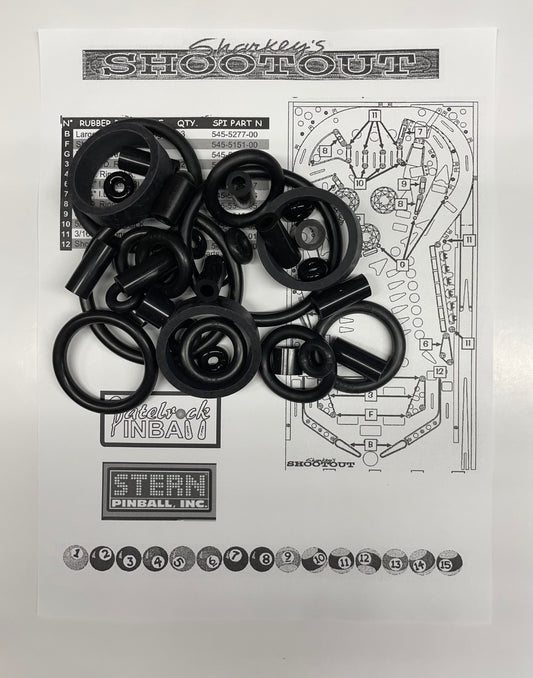 Stern Sharkey's Shootout Pinball Machine Maintenance Kit