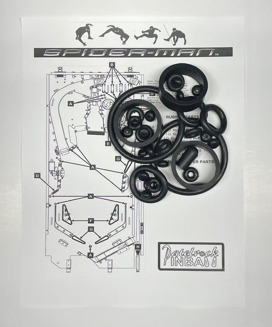 Stern Spider Man Pinball Machine Maintenance Kit