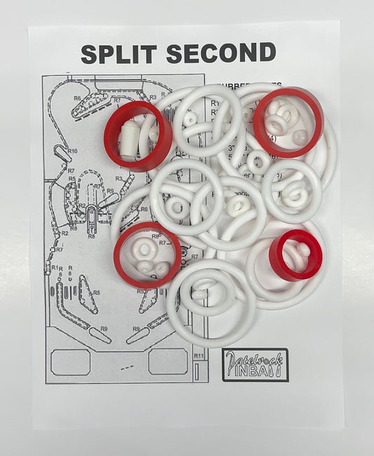 Stern Split Second Pinball Machine Rubber Ring Kit