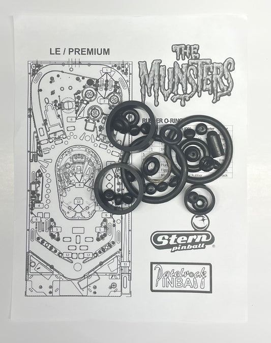 Stern The Munsters Premium | Limited Edition Pinball Machine Rubber Ring Kit