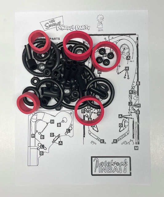 Stern The Simpsons Pinball Party Pinball Machine Maintenance Kit