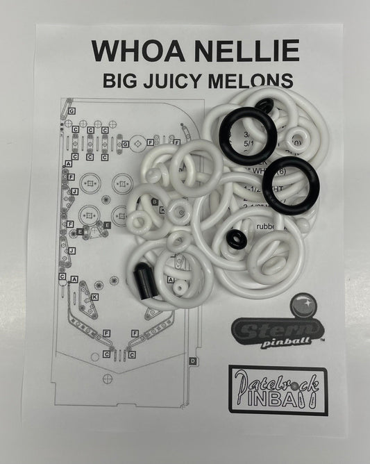 Stern Whoa Nellie Big Juicy Melons Pinball Machine Rubber Ring Kit