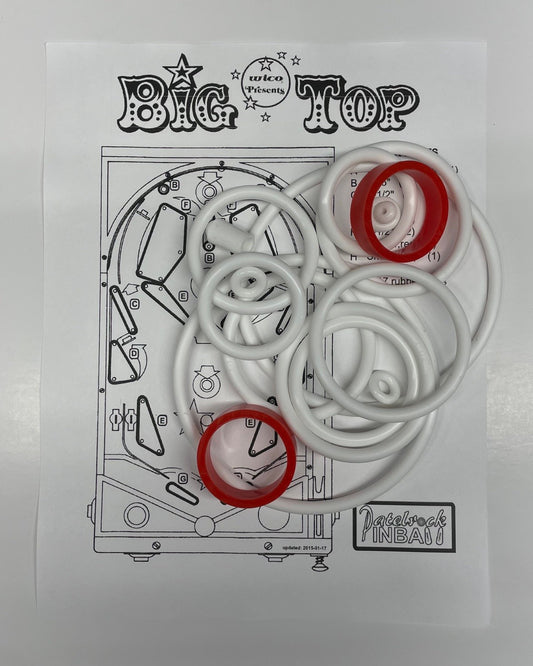 Wico Big Top Pinball Machine Rubber Ring Kit