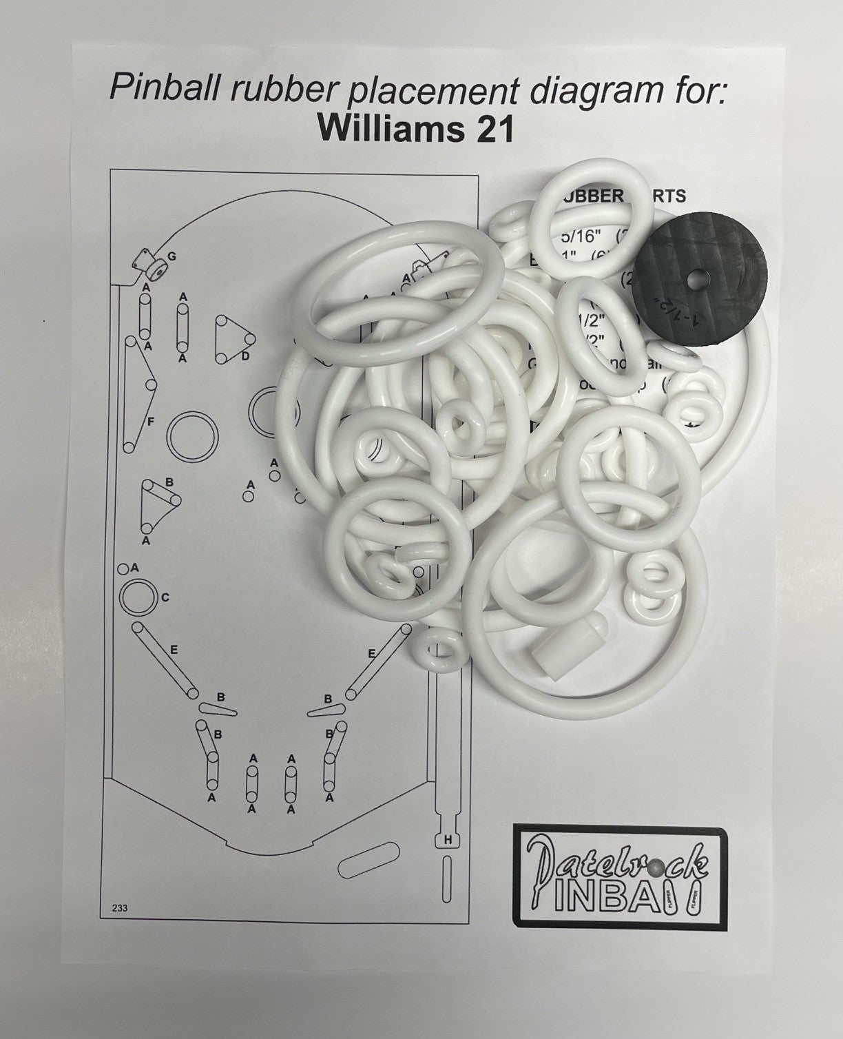 Williams 21 Pinball Machine Maintenance Kit