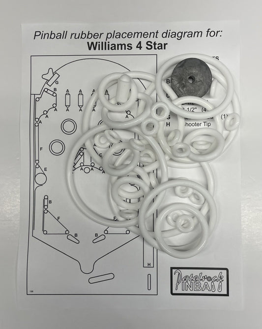 Williams 4 Star Pinball Machine Maintenance Kit