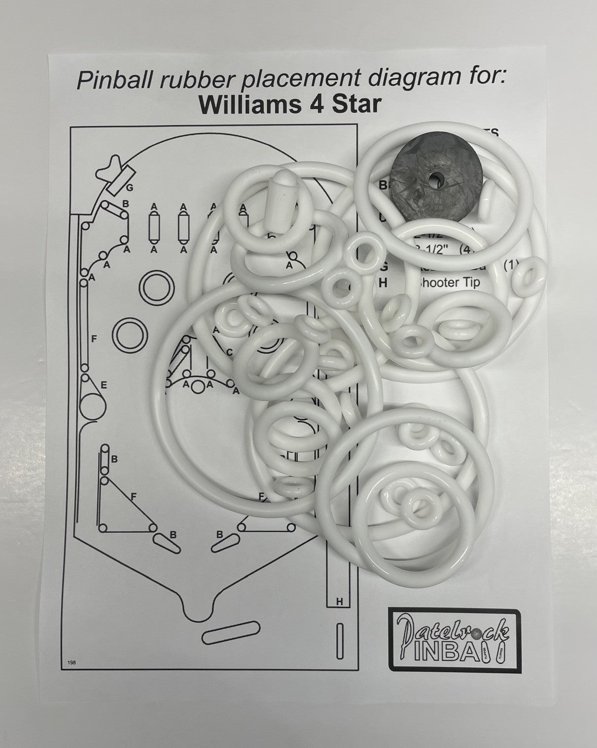 Williams 4 Star Pinball Machine Maintenance Kit
