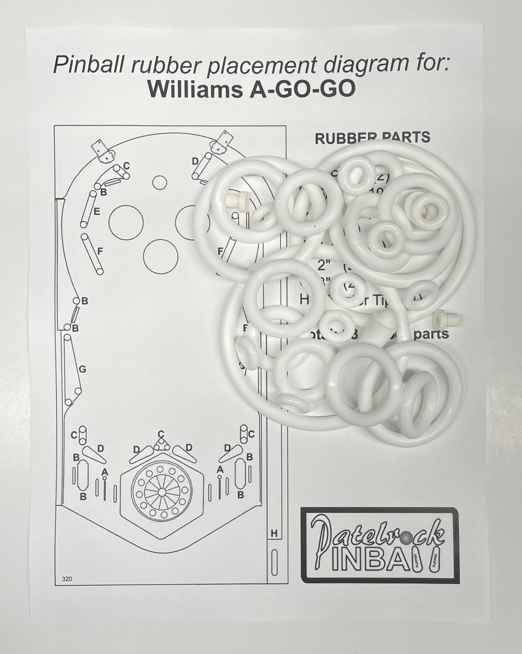 Williams A-Go-Go Pinball Machine Maintenance Kit