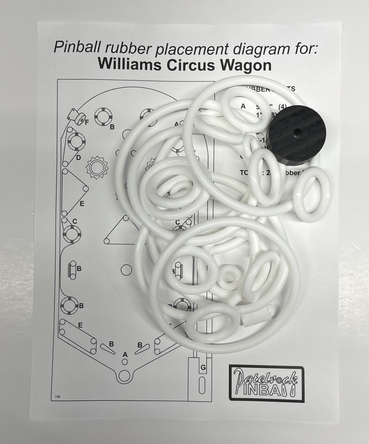 Williams Circus Wagon Pinball Machine Maintenance Kit