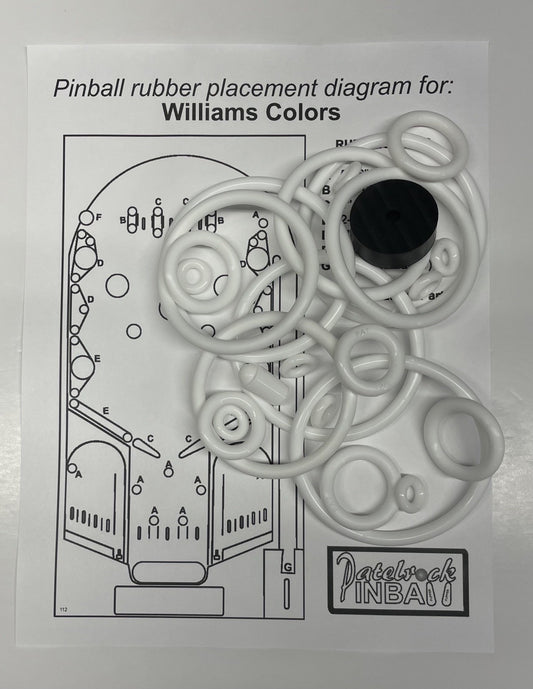 Williams Colors Pinball Machine Maintenance Kit