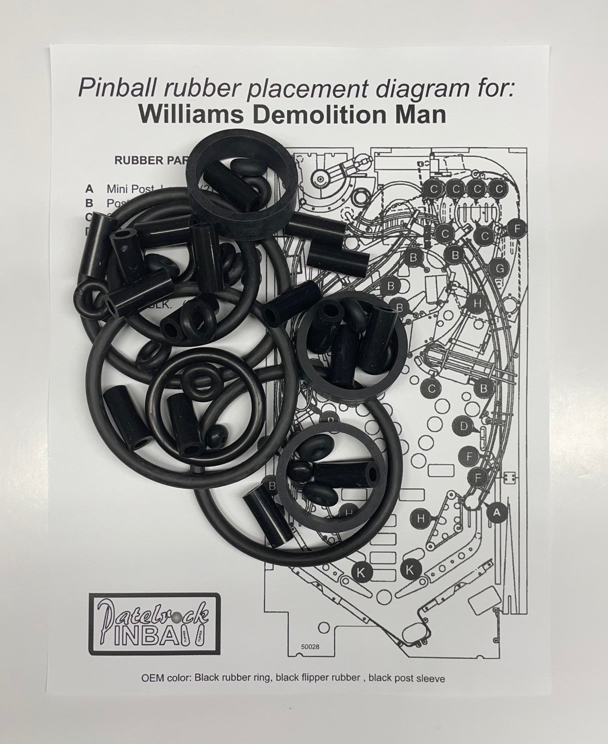 Williams Demolition Man Pinball Machine Maintenance Kit