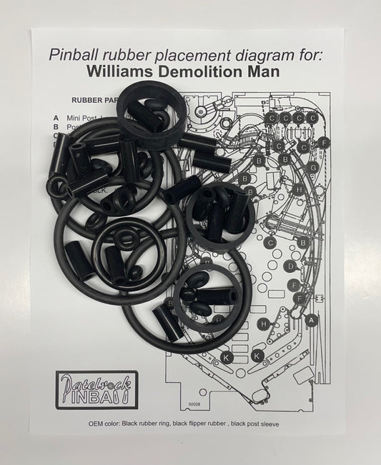 Williams Demolition Man Pinball Machine Maintenance Kit
