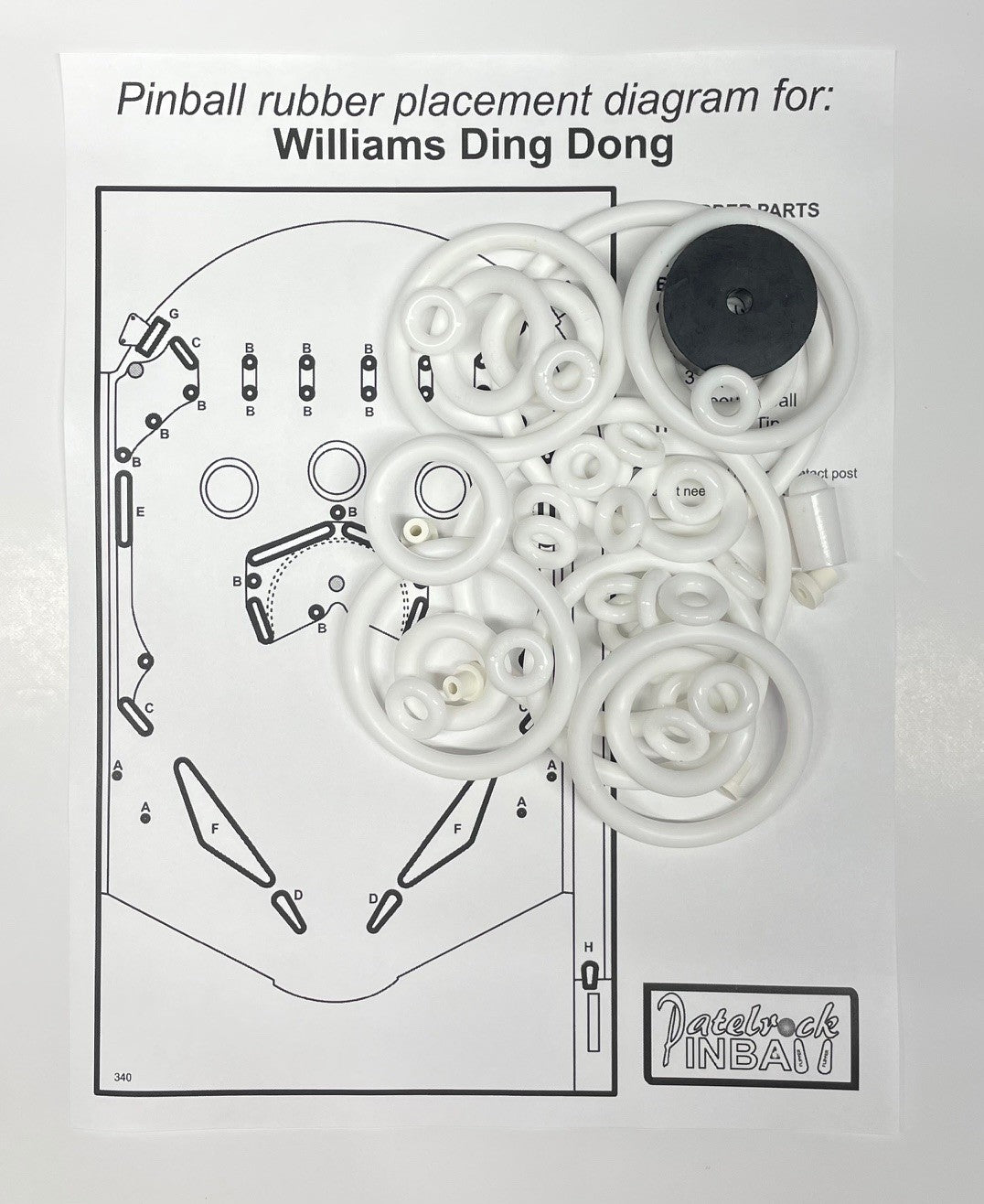 Williams Ding Dong Pinball Machine Maintenance Kit