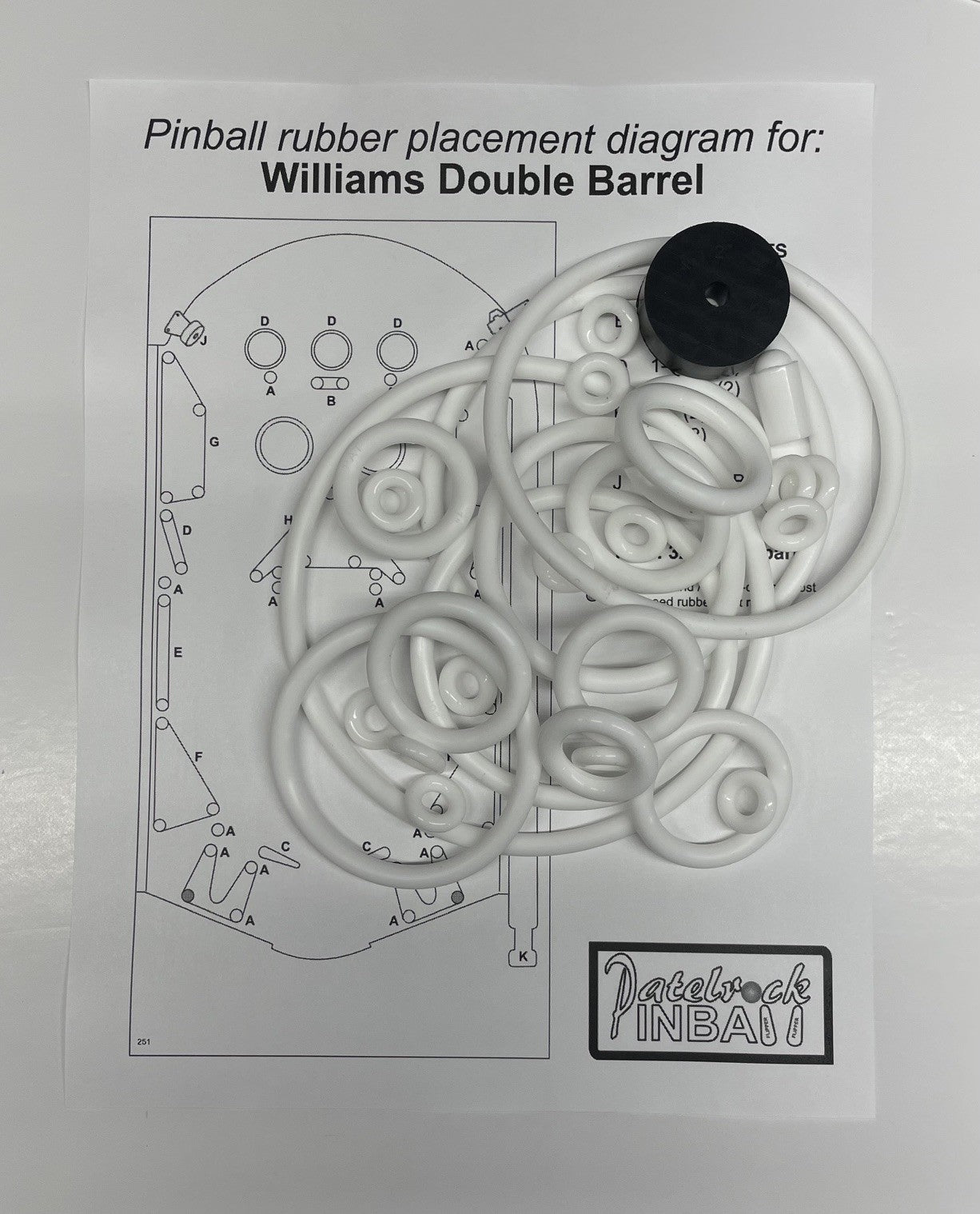 Williams Double Barrel Pinball Machine Maintenance Kit