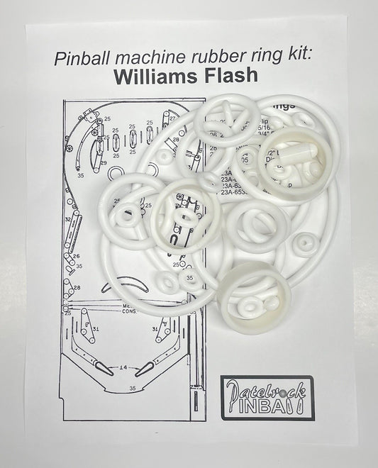 Williams Flash Pinball Machine Rubber Ring Kit