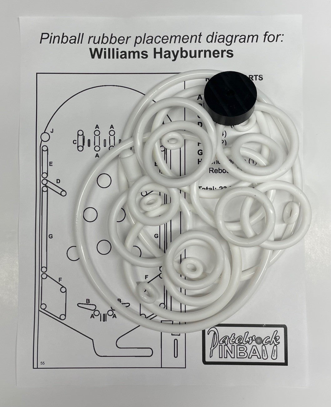 Williams Hayburners Pinball Machine Maintenance Kit