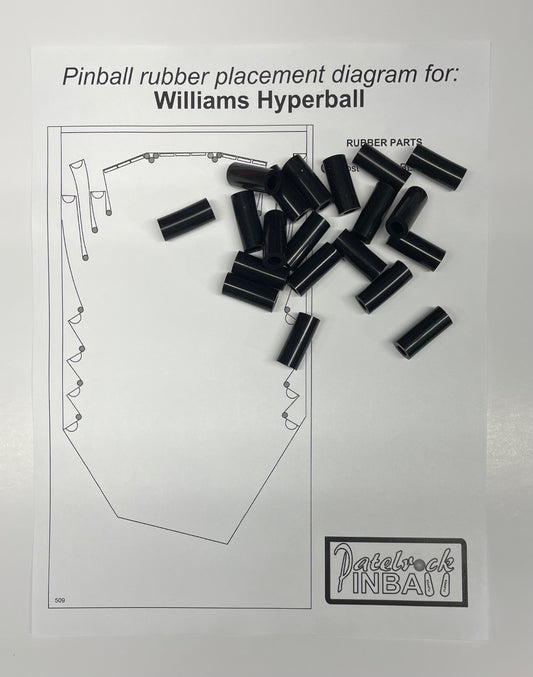 Williams Hyperball Pinball Machine Maintenance Kit