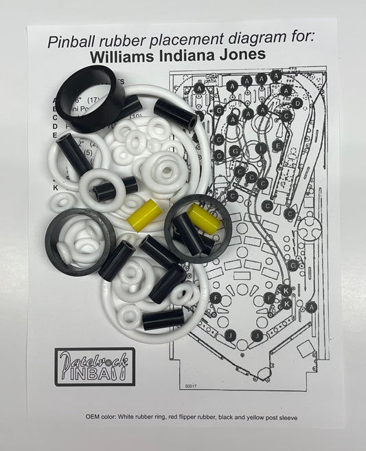 Williams Indiana Jones Pinball Machine Maintenance Kit