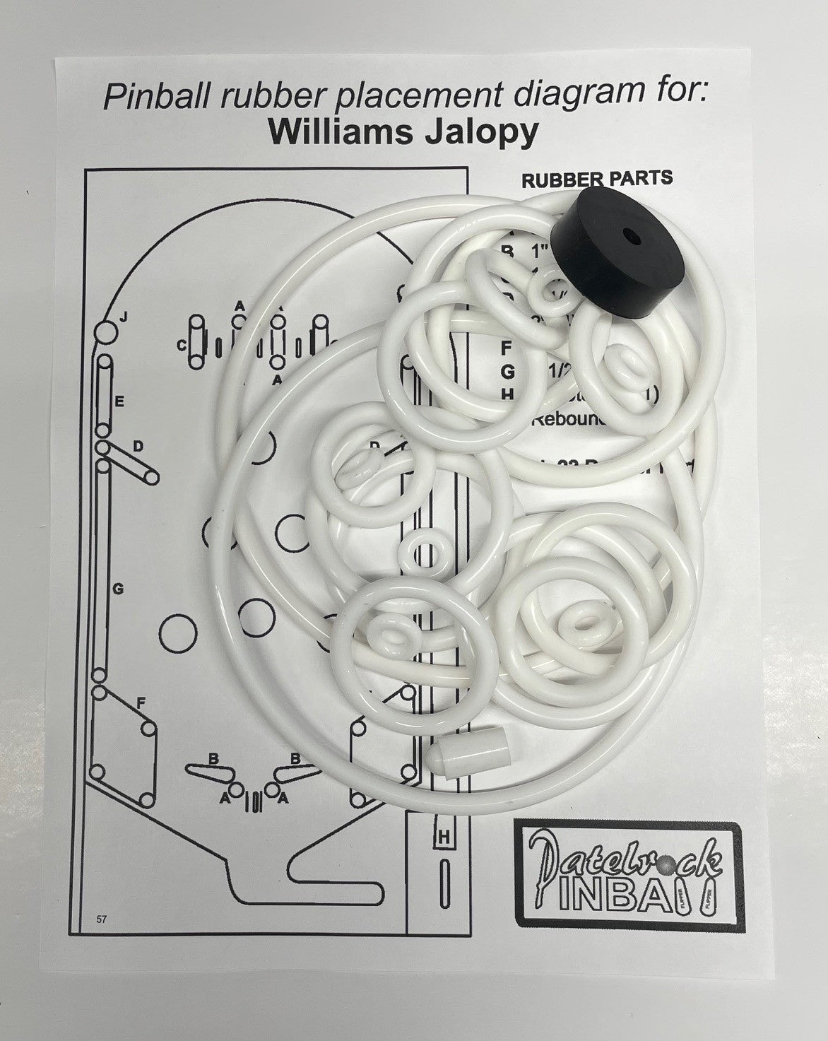 Williams Jalopy Pinball Machine Maintenance Kit