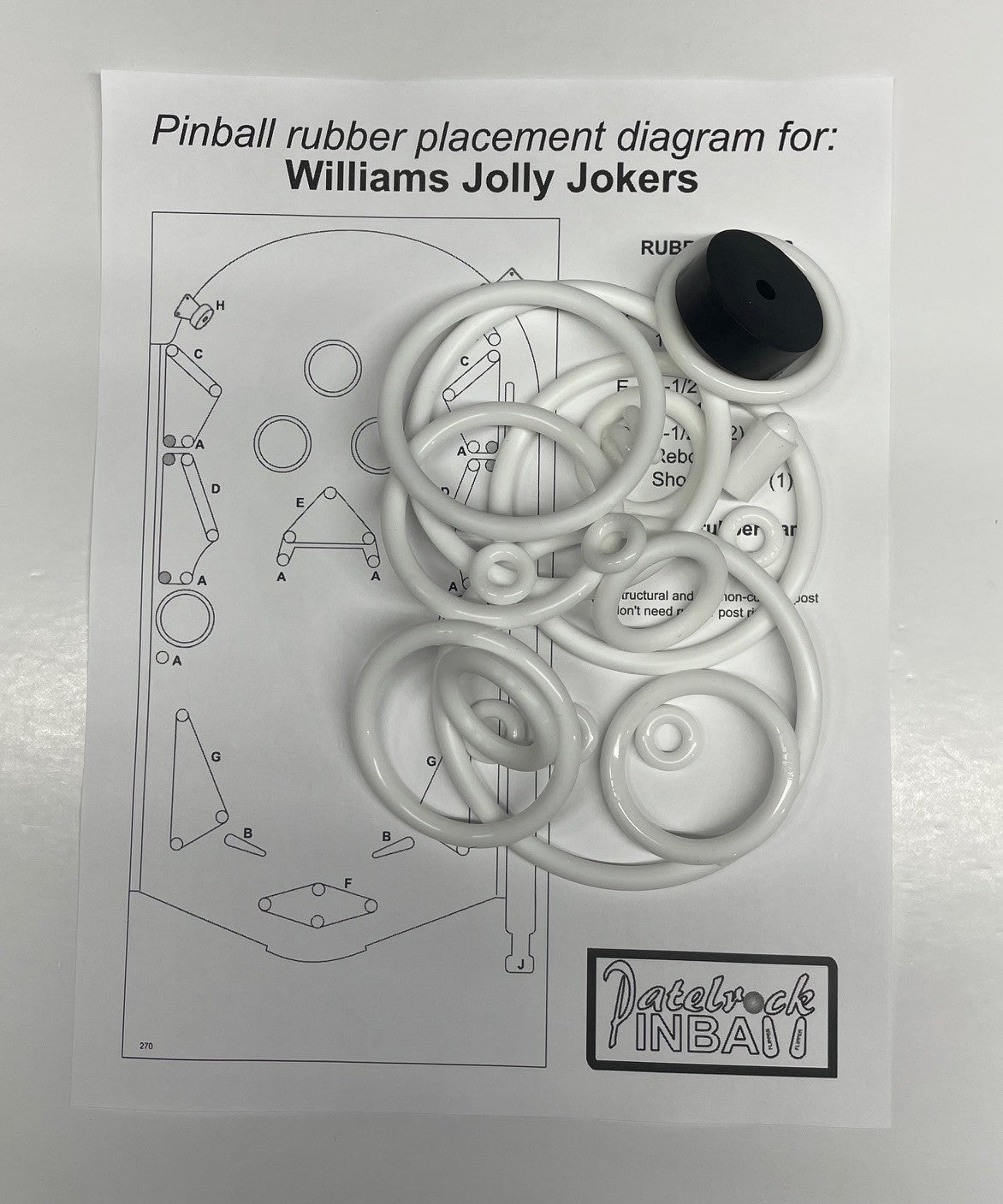 Williams Jolly Jokers Pinball Machine Maintenance Kit