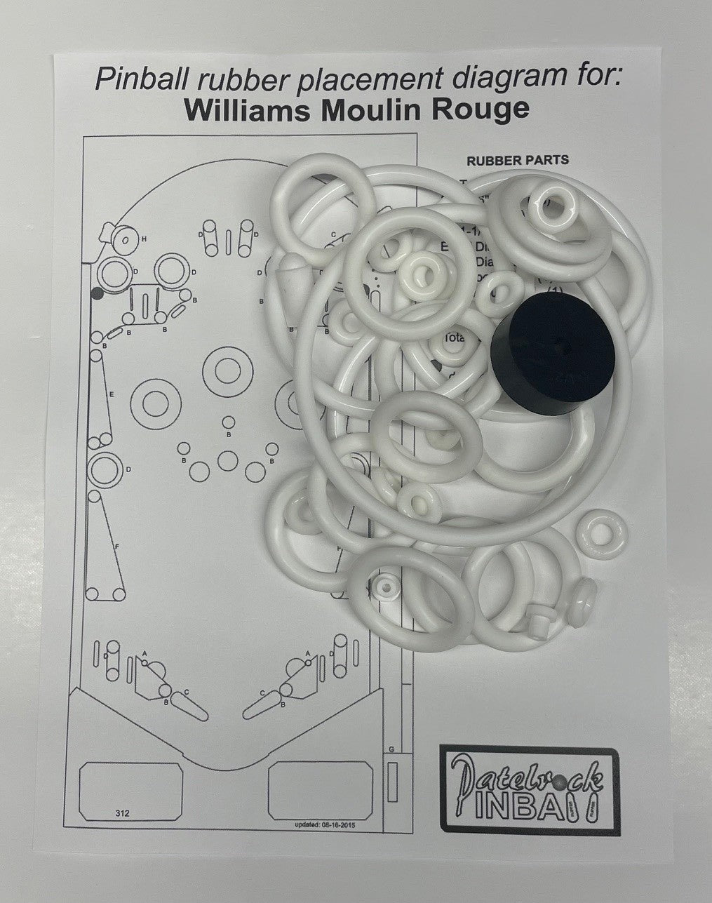 Williams Moulin Rouge Pinball Machine Maintenance Kit