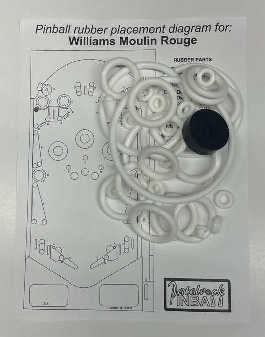Williams Moulin Rouge Pinball Machine Maintenance Kit