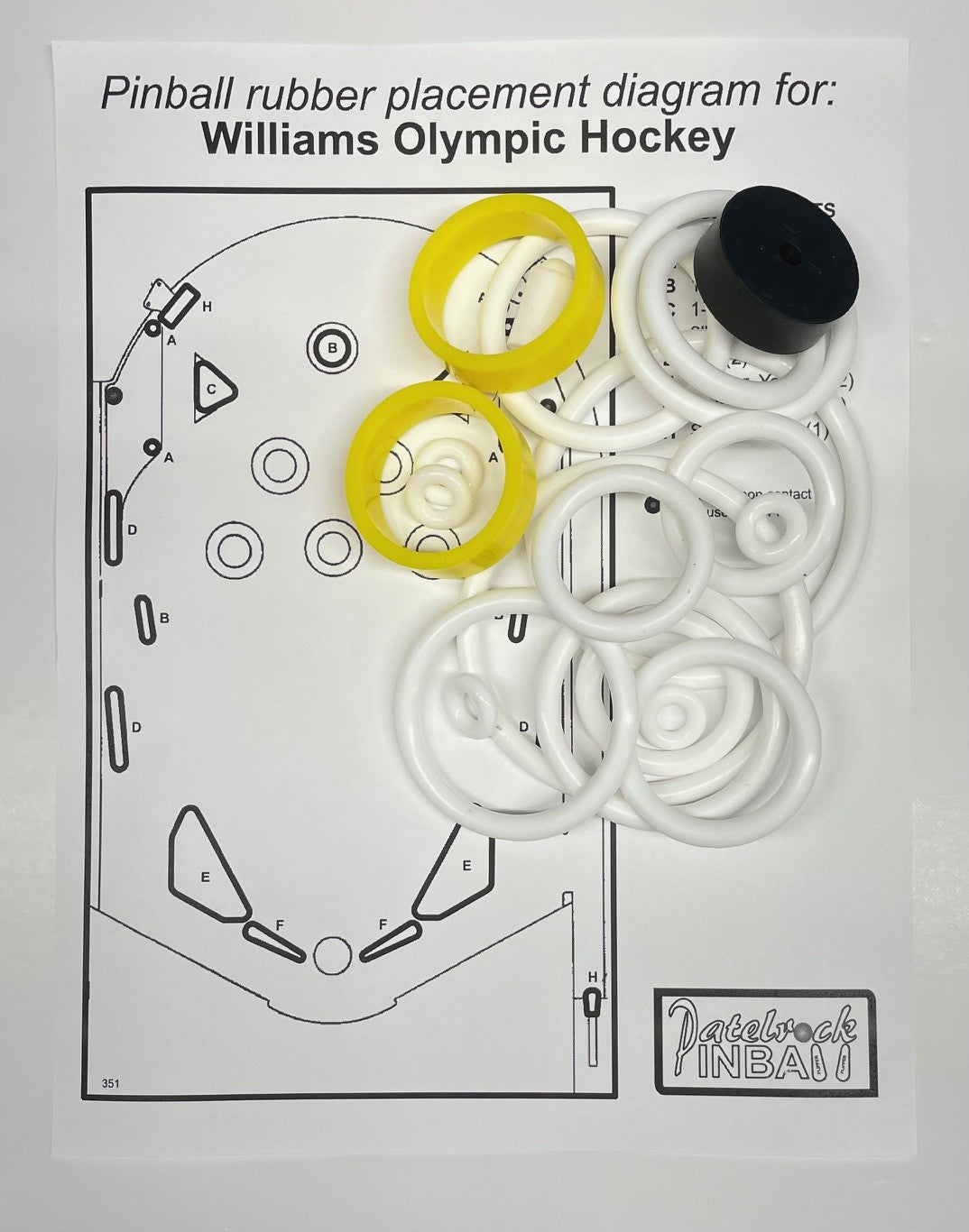 Williams Olympic Hockey Pinball Machine Maintenance Kit