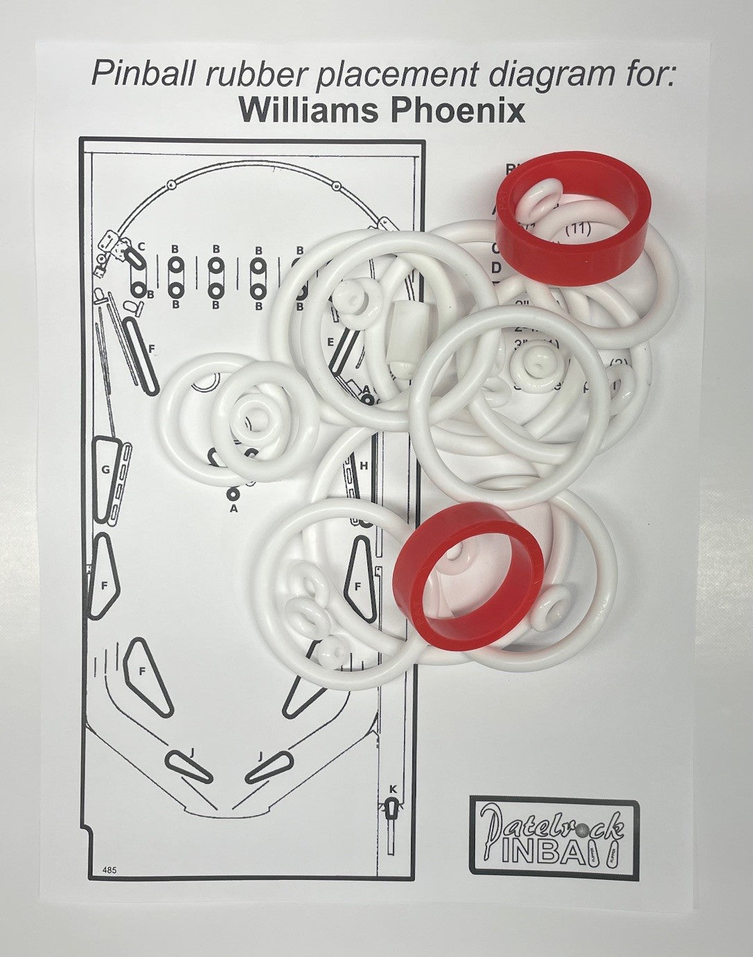 Williams Phoenix Pinball Machine Maintenance Kit