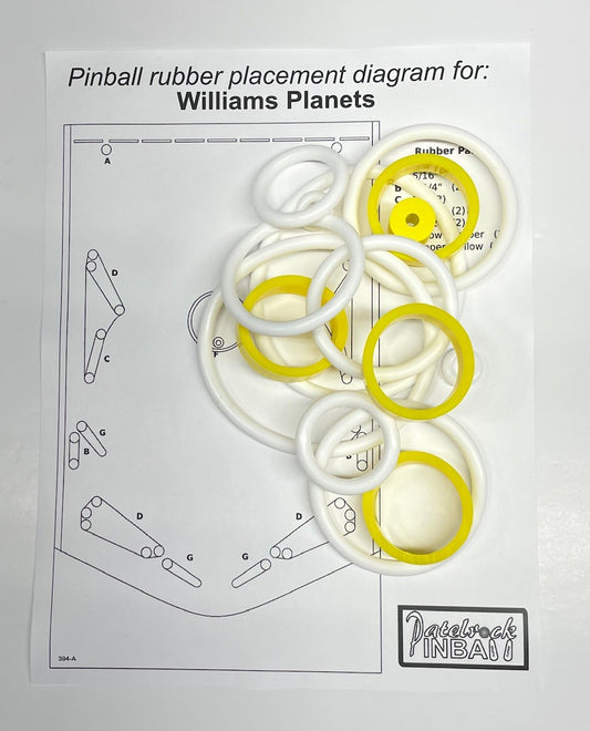 Williams Planets Pinball Machine Maintenance Kit