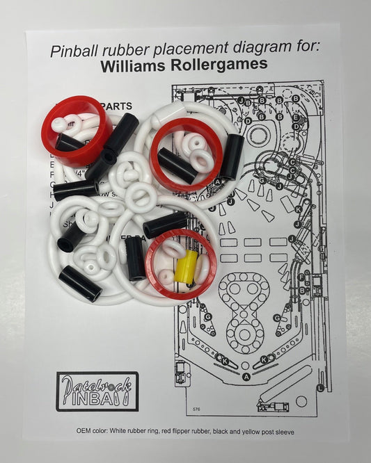 Williams Rollergames Pinball Machine Maintenance Kit