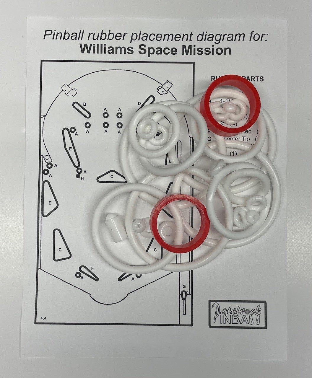 Williams Space Mission Pinball Machine Maintenance Kit