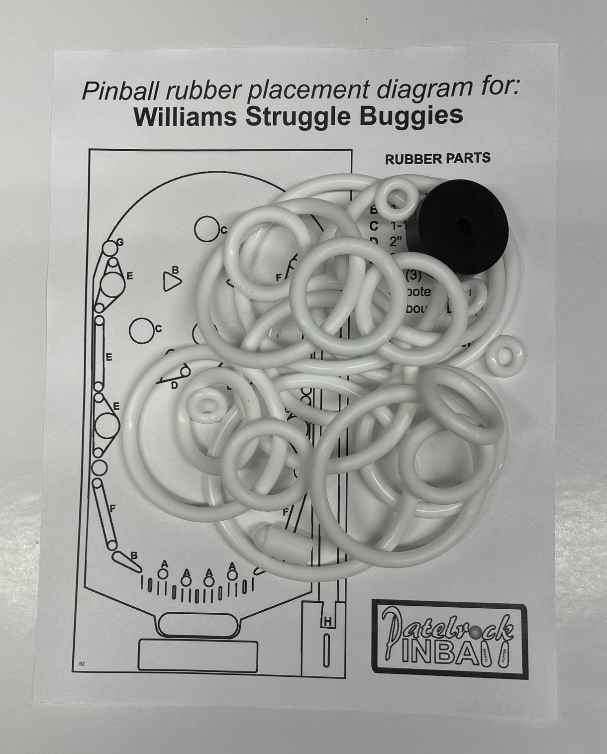 Williams Struggle Buggies Pinball Machine Maintenance Kit