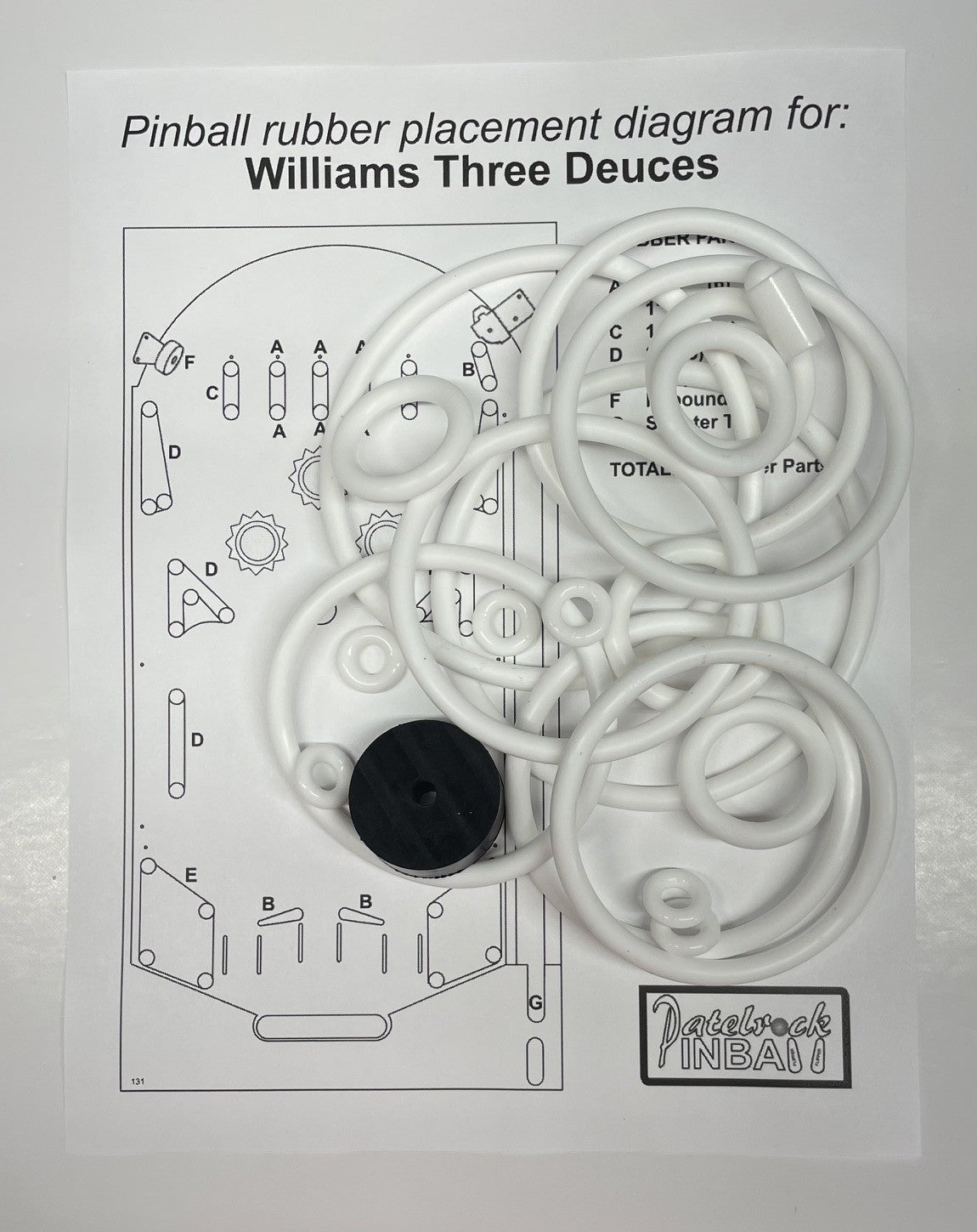 Williams Three Deuces Pinball Machine Maintenance Kit
